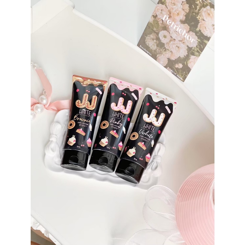 กันแดดเจเจไวท์ SPF 50 PA++ ทาปุ๊บขาวปั๊บ ปกป้องผิวจากแสงแดด