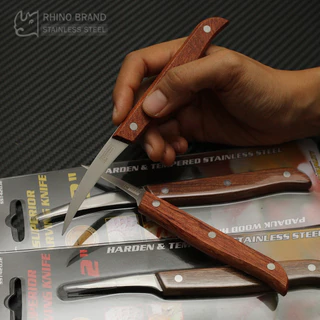 มีด แกะสลัก RHINO BRAND No.2312 / 3312 CARVING KNIFE แกะสลัก ผัก ผลไม้ (ของแท้)