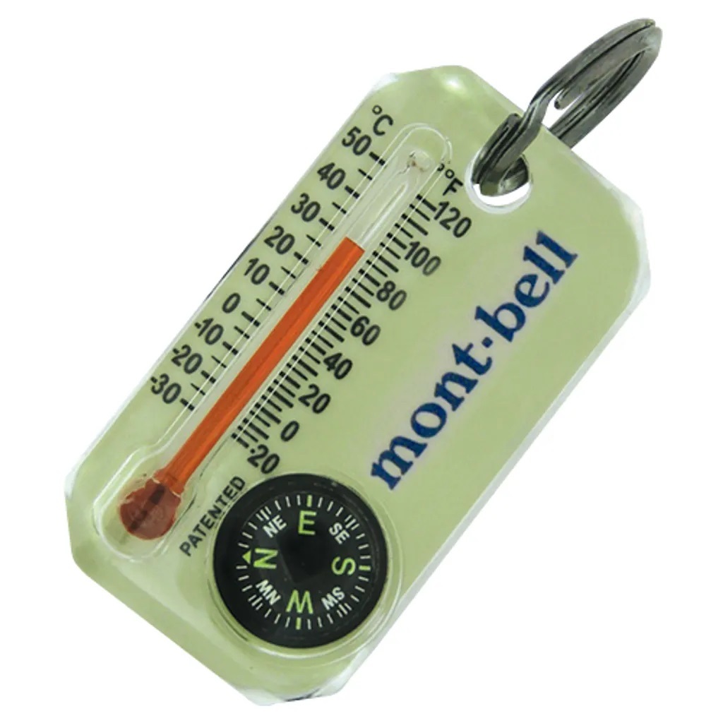 Montbell พวงกุญแจเทอร์โมมิเตอร์และเข็มทิศ (ชนิดเรืองแสง) รุ่น 1827643 Luma Gage