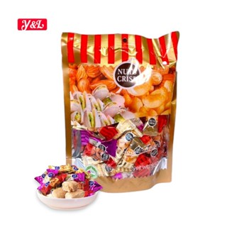 ขนมตุ๊บตั๊บมาเลเซีย NUTS CRISP ขนมถั่วอัดแท่งรวมรส 1 ห่อ 250…