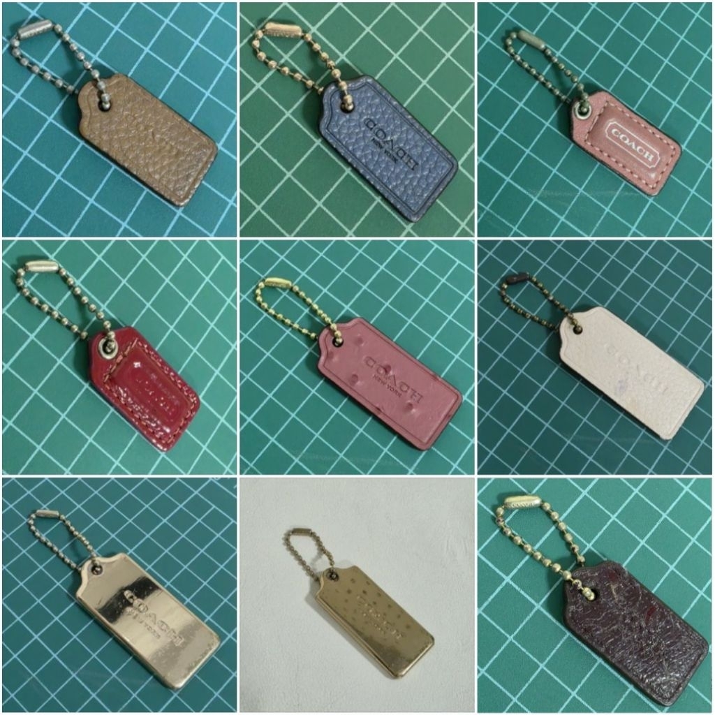 Coach Tag ห้อยกระเป๋า ป้ายแท็คห้อยกระเป๋า