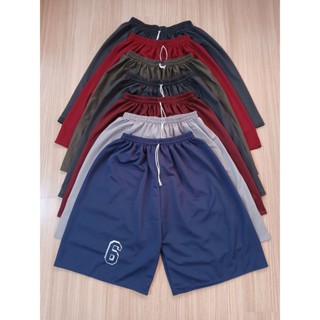 กางเกงขาสั้นผู้ใหญ่ เอว 25 ถึง 38 นิ้ว กางเกงกีฬา สกรีนเลข