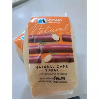 น้ำตาลอ้อย ธรรมชาติ ตรา มิตรผล ขนาดถุง 500 กรัม
