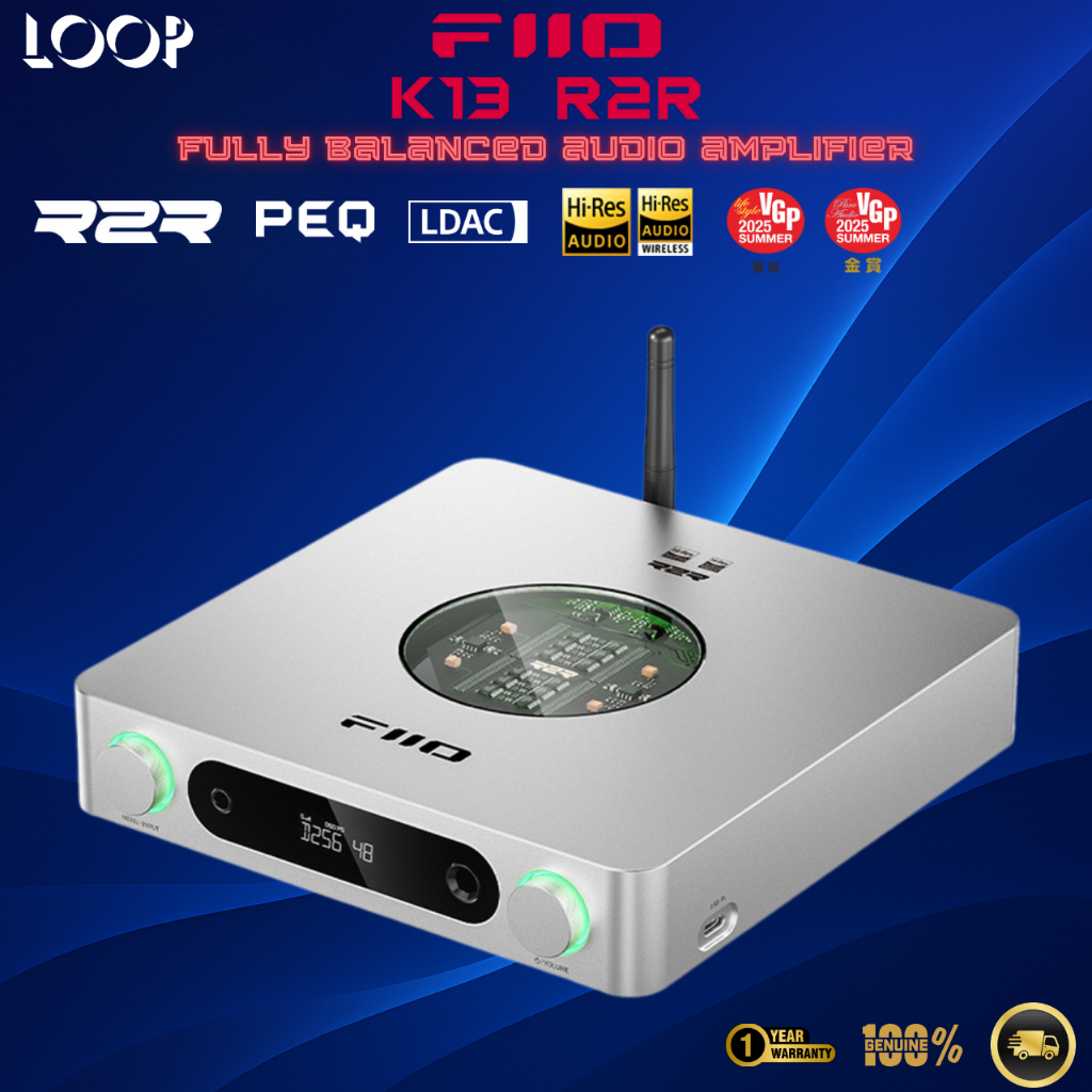 FiiO K13 R2R แอมป์เสียงแบบ Fully Balanced ระดับพรีเมียม