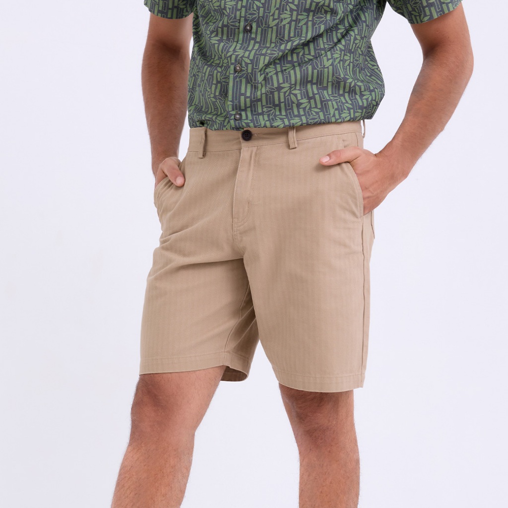 Khaki Bros. – คาคิบรอส – Shorts Relax Fit  – กางเกงขาสั้น ทรง Relax Fit – KM25T006 ราคา ถูกที่สุด ดีลบีเคเค รูปภาพหลัก