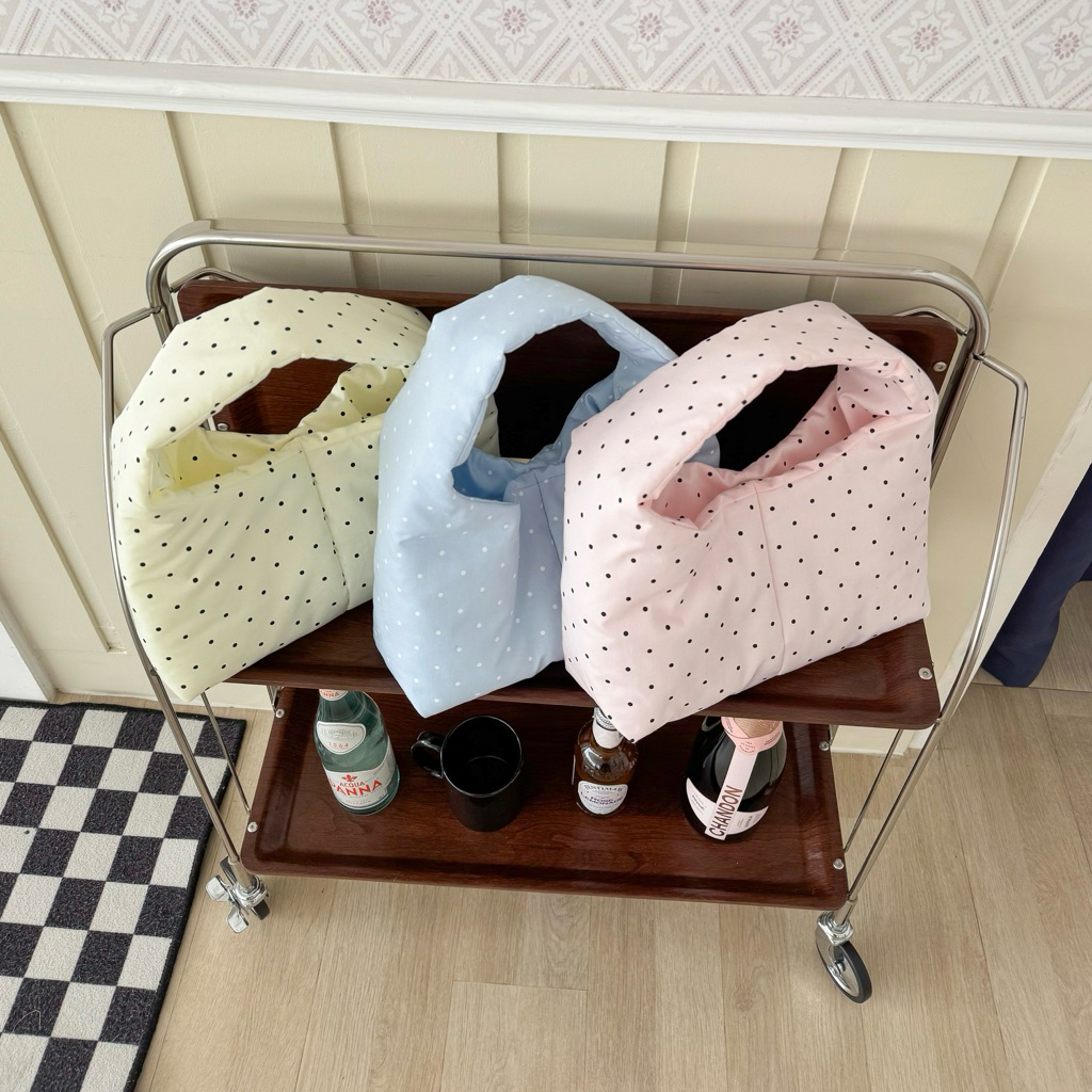 Himawari Baggu Candy Polka Dot Mini Butter Bag