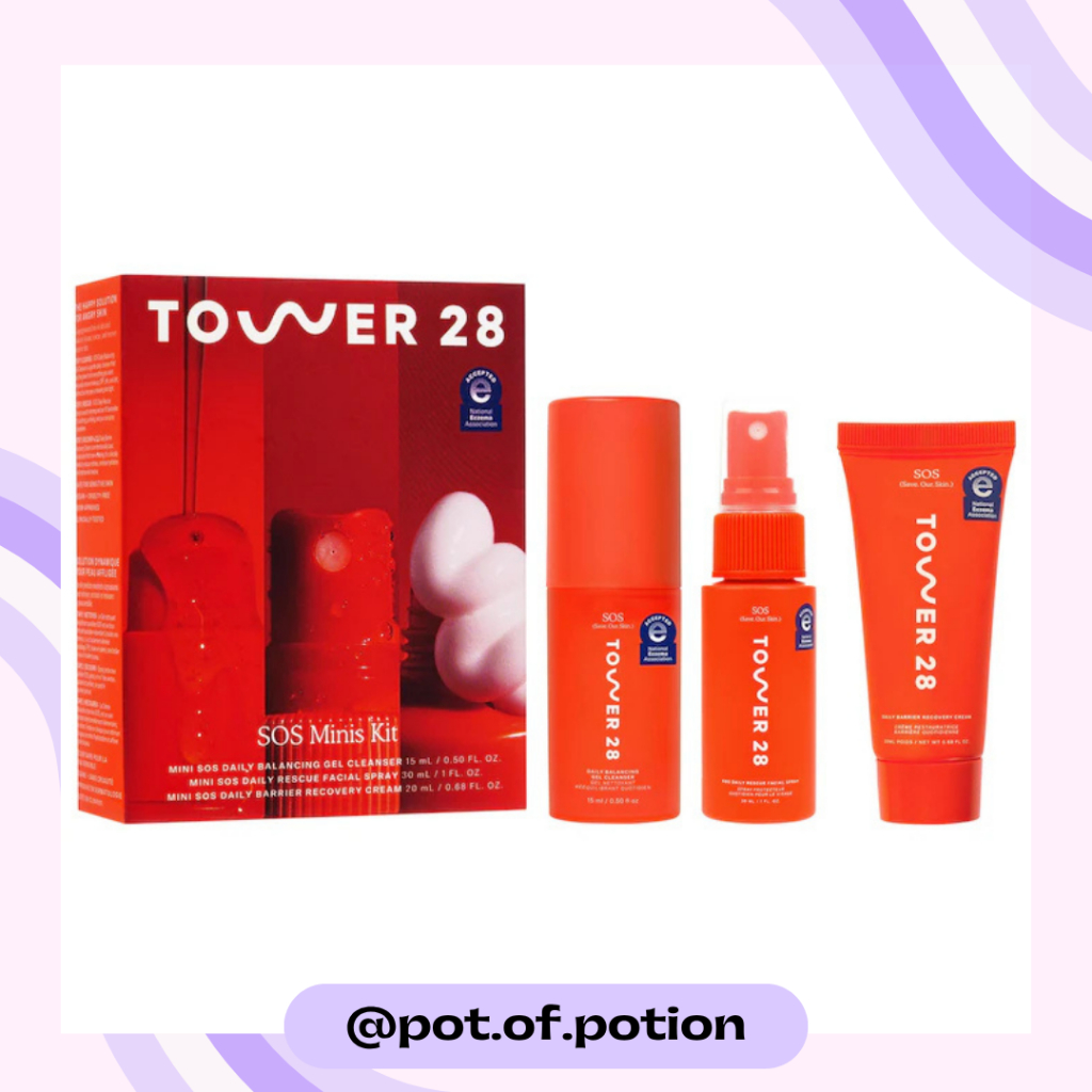 พร้อมส่ง Tower 28 — SOS Skincare Minis Kit