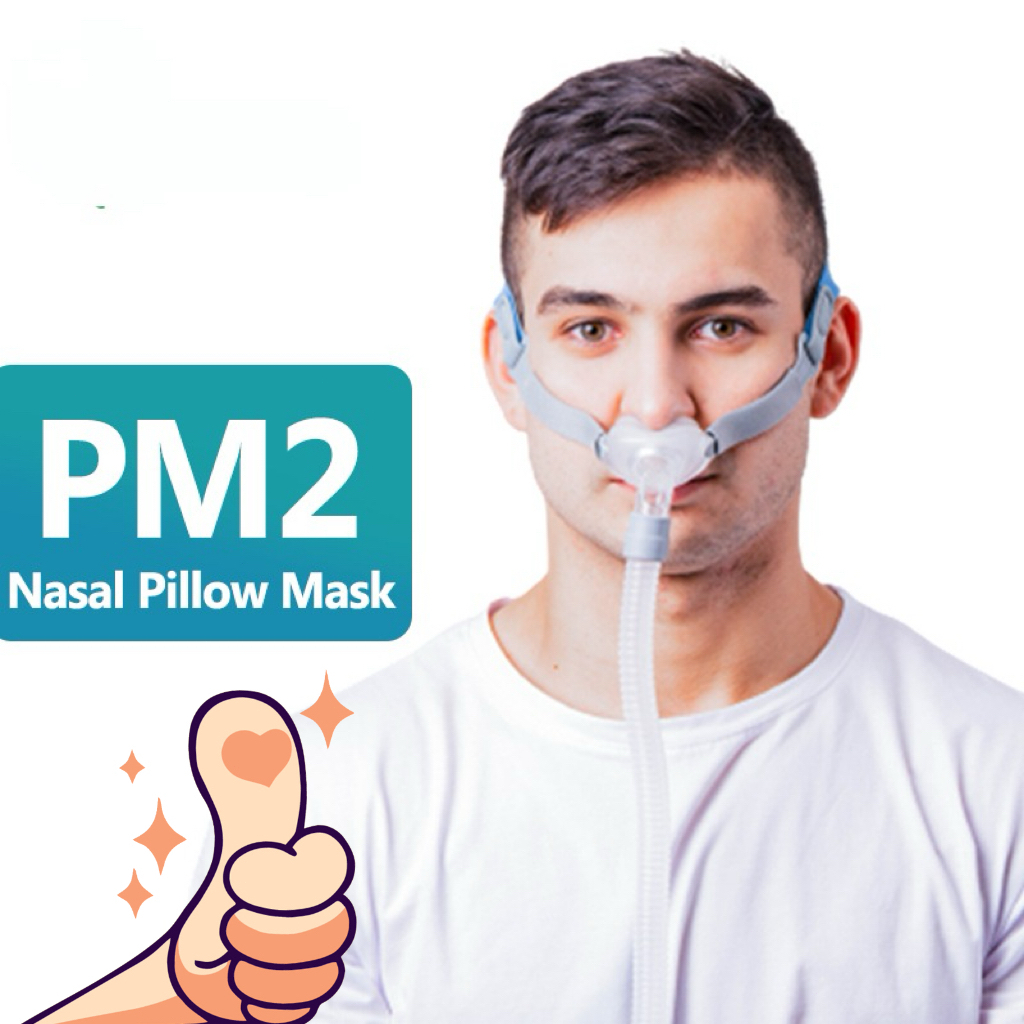 P2💦 100% 💦P2 Nasal Pillows Light Weight Sleep CPAP for Snore Medical Machines S/M/L Three Size Soft 