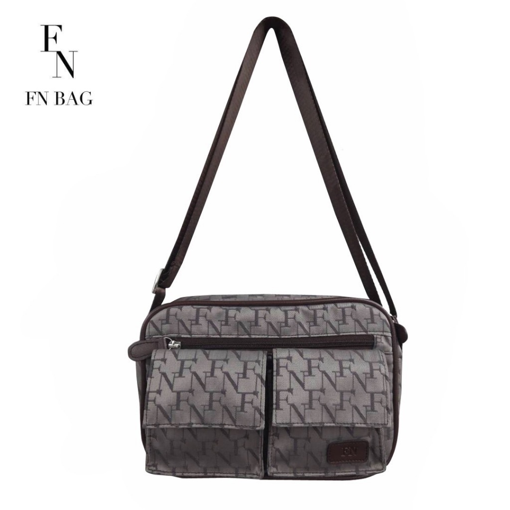 FN BAG BASIC : กระเป๋าสะพายพาดลำตัว กระเป๋าคาดอก / cross body & shoulder 1309-21037