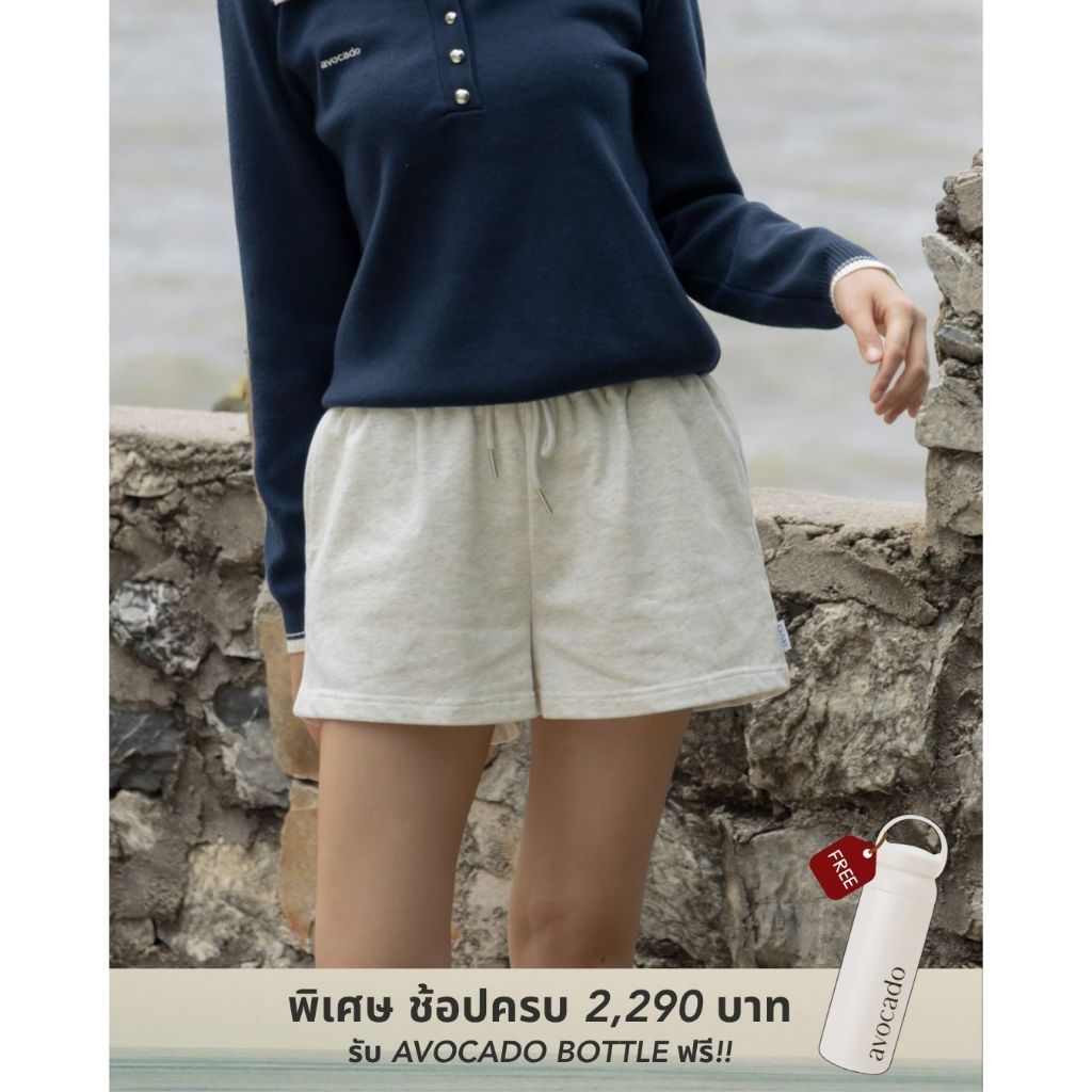 avo dust short กางเกงวอร์มขาสั้นที่แมชได้ทุกวัน