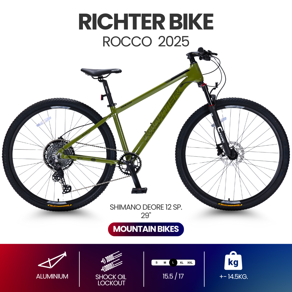 จักรยานเสือภูเขา 29 นิ้ว Richter รุ่น Rocco New2025