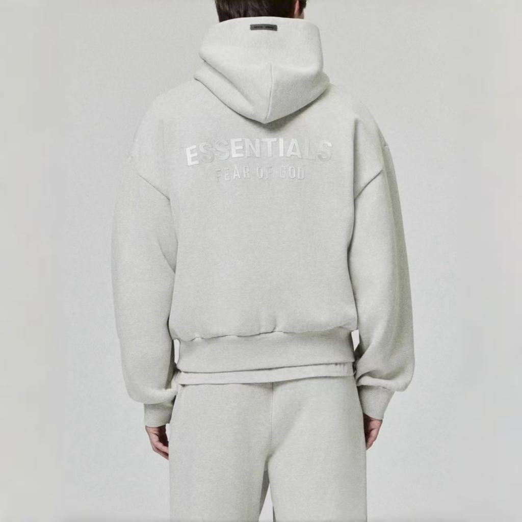 เสื้อฮู้ด Fear of God Essentials Classic Fleece Hoodie ( SS25 ) Homestead Heather - รูปที่ 5