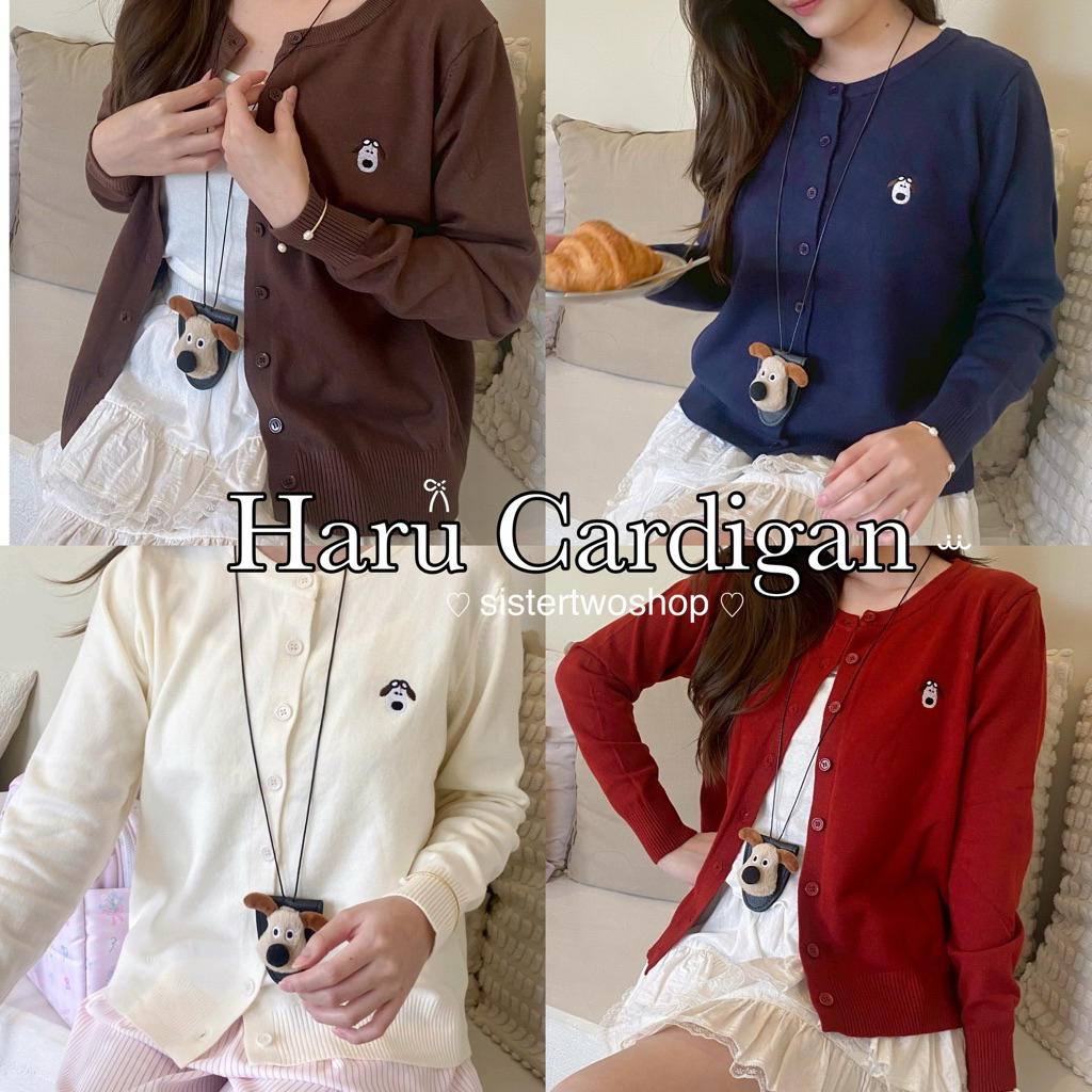 sistertwo | Haru cardigan เสื้อแขนยาวไหมพรมกระดุม(EF)