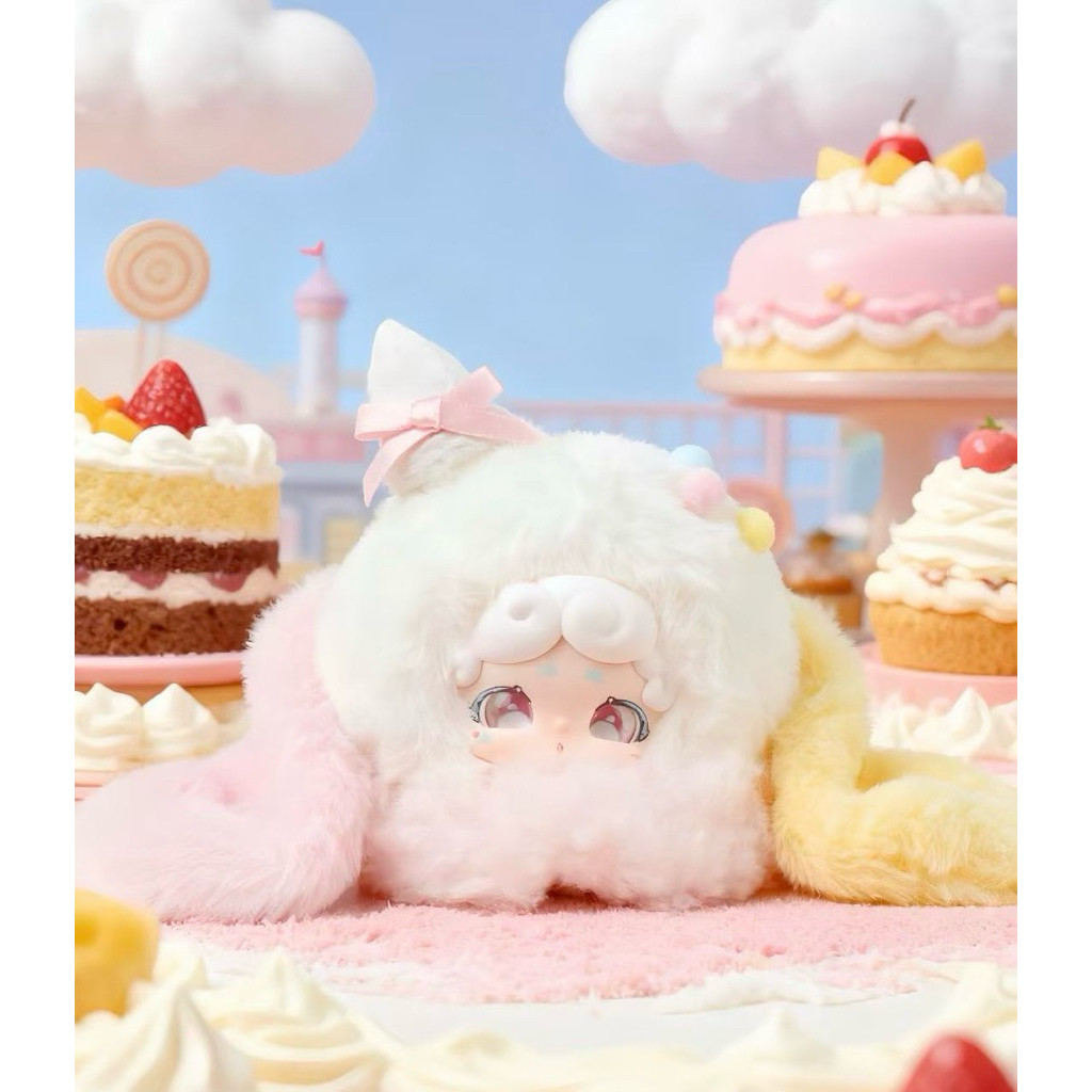 [ พร้อมส่งในไทย❗️]  Lucky Deer Nai Fluffy ice 🐰🍧🍒พวงกุญแจตุ๊กตา