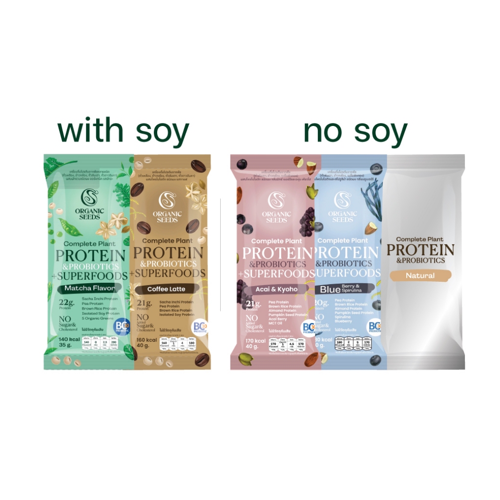 Set เปิดใจ Protein ทดลอง 5 รส (รสละ 1 ซองเล็ก) ปกติ 650 บาท พิเศษ 480 บาท