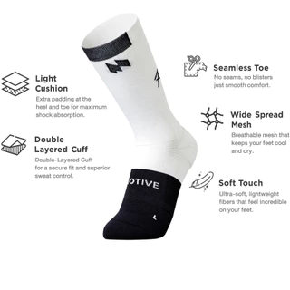 MOTIVE SOCK ถุงเท้าวิ่ง รุ่น ULTRA SPEED - Pure Contrast - ระดับหน้าแข้ง ข้อสั้น ถุงเท้ากีฬา ถุงเท้าวิ่ง