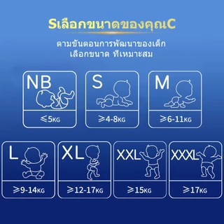 puregood กางเกงผ้าอ้อมหรือผ้าอ้อม ขนาด NB-XXXL ซื้อ 1 แถม 1 ผ้าอ้อมเด็กแบบเทป บางพิเศษ ผ้าอ้อมทารกแรกเกิด