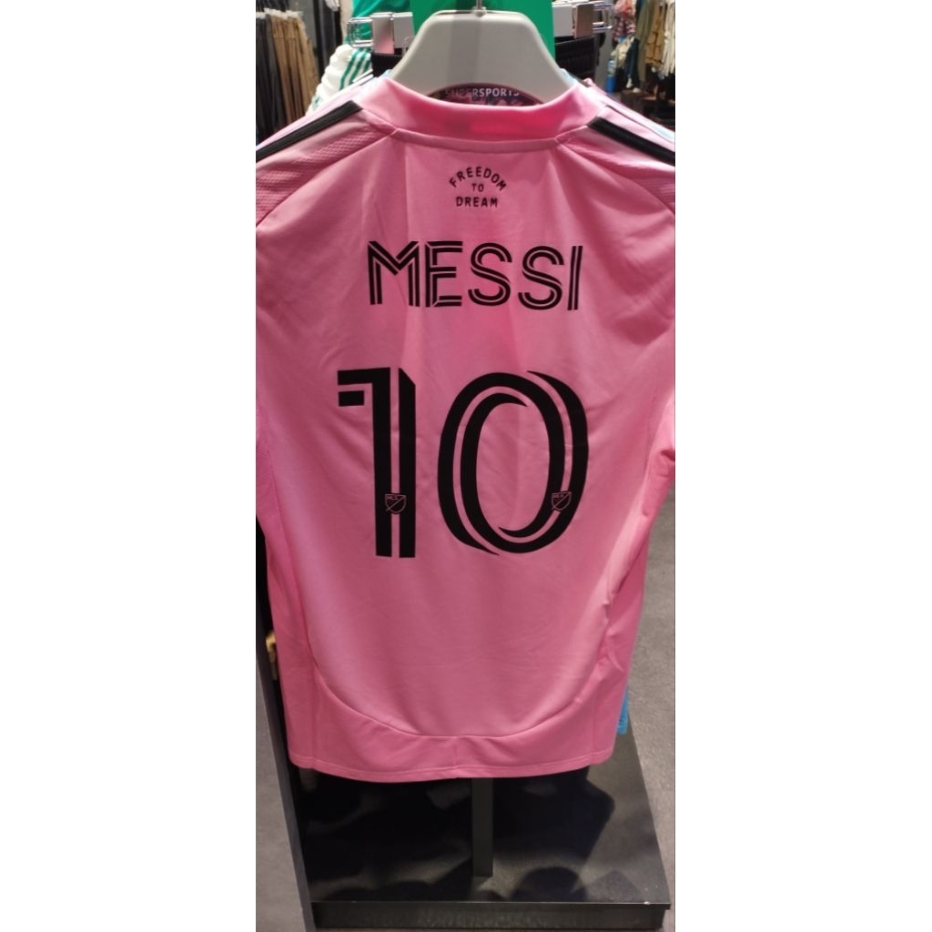 เสื้อฟุตบอล อินเตอร์ ไมอามี่ เมสซี่ เหย้า Adidas Inter Miami 2025/26 Home สกรีน Messi 10 ของแท้ มือ1