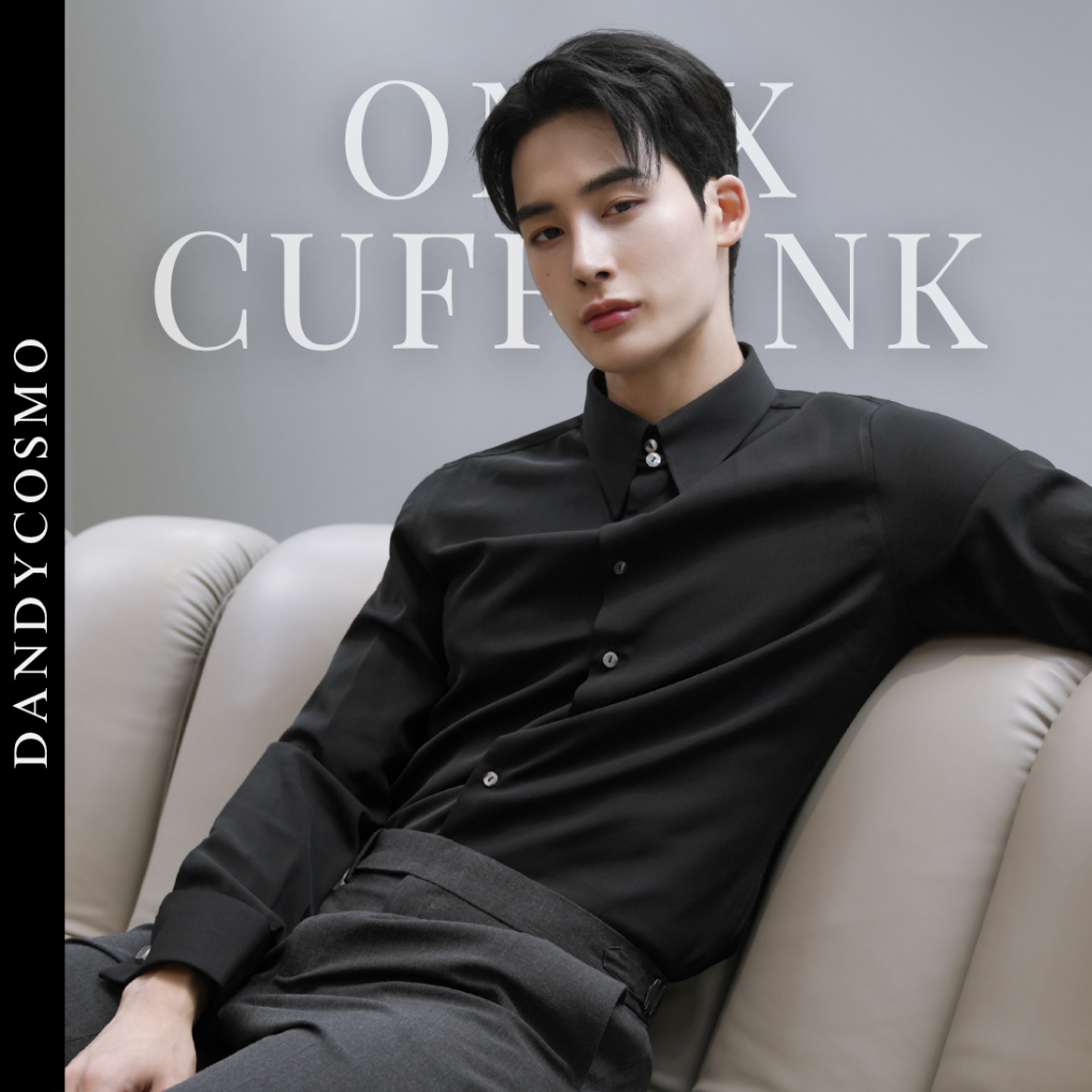 DANDY COSMO | Onyx Cufflink Shirt