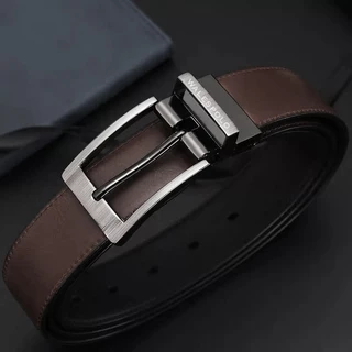 WalesPolo เข็มขัดลำลองสองด้าน สไตล์คลาสสิก สำหรับผู้ชาย