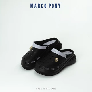 Marco Pony รองเท้าหัวโตส้นสูง รองเท้าพื้นนิ่ม แฟชั่น เบามาก ใส่สบาย นิ่มเหมือนเหยียบขี้ MH9002