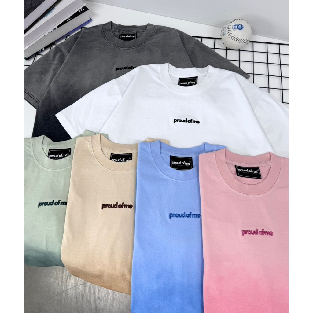 เสื้อยืดโอเวอร์ไซส์ proud of me (airbrush)