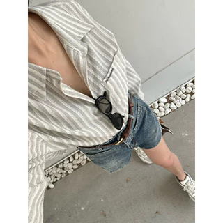 PASSION SHIRT | เสื้อเชิ้ตทรงโอเว่อร์ไซส์ ลายปักน่ารักมากก เนื้อผ้าใส่สบาย ไม่ร้อน
