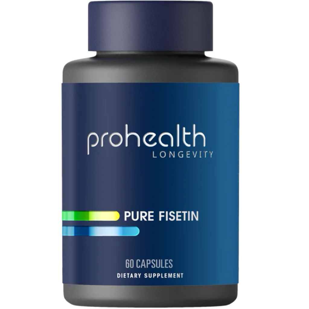 Fisetin (60 แคปซูล) ProHealth แท้จาก USA ช่วยกำจัดเซลล์ซอมบี้ (Senescent Cells)