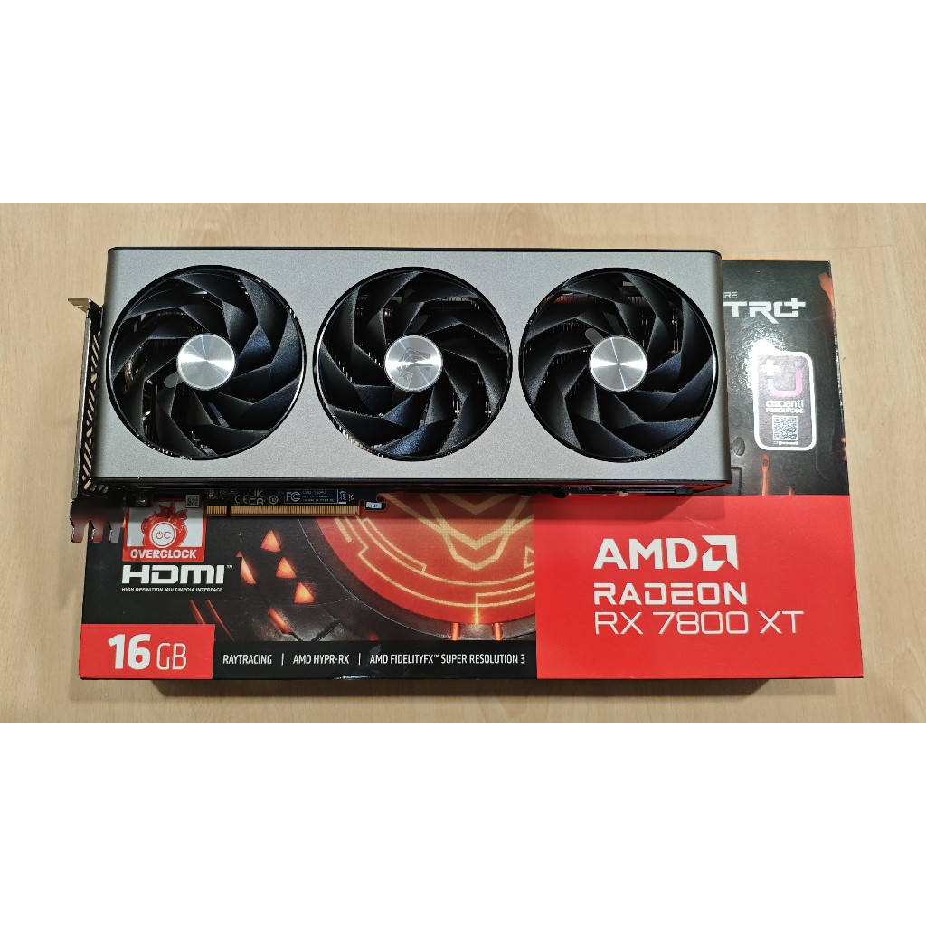 NITRO+ AMD Radeon™ RX 7800 XT 16GB กาดจอมือ 2 สภาพดี