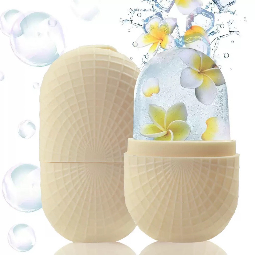 ลูกกลิ้งน้ําแข็งซิลิโคน 1 ชิ้นสําหรับผิวหน้า - นวดผิว - ลูกกลิ้งนวดหน้าความงามสําหรับดวงตา, คอ - รูปที่ 7