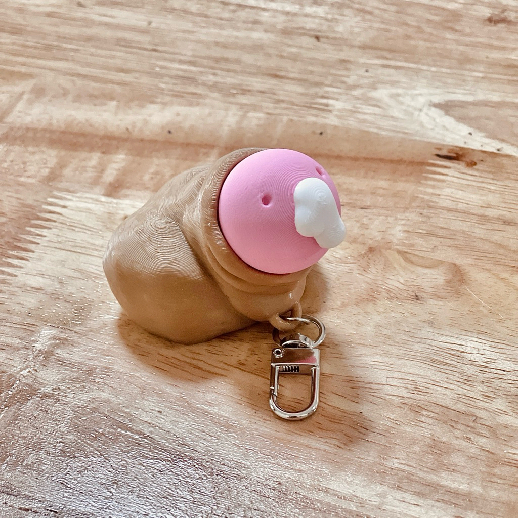 (พร้อมส่ง) ที่ใส่ยาดม น้องคางคกแขนกุดv2