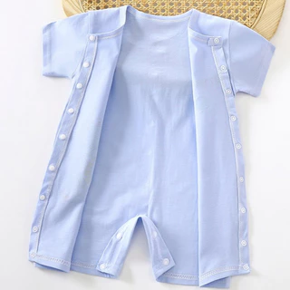 Babyonline(Y097)M3-4 (ส่งด่วน1วัน)ชุดบอดี้สูทเด็กแรกเกิดลายการ์ตูน ผ้าฝ้าย นุ่ม อ่อนโยนต่อผิวเด็ก