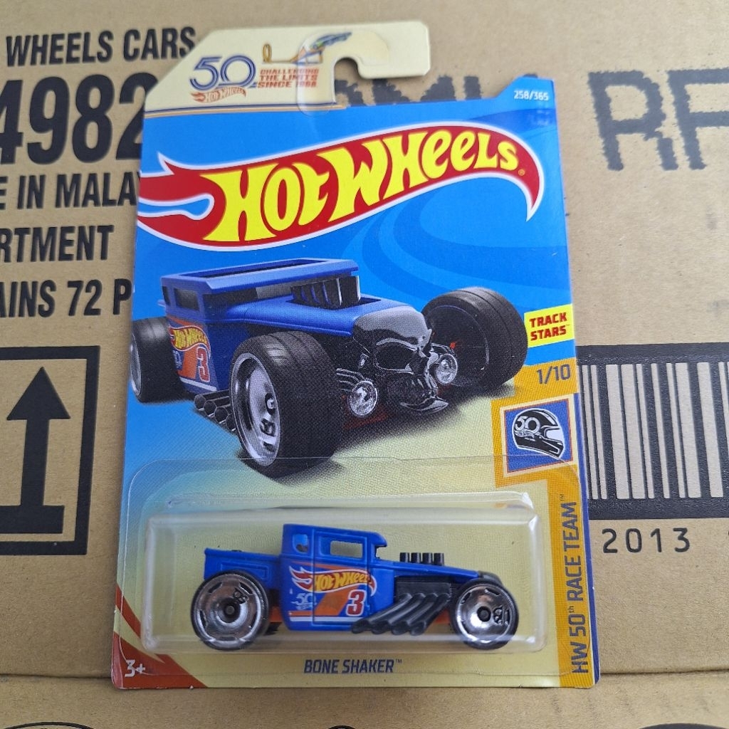 รถเหล็ก Hotwheels BONE SHAKER 50th 258/365 (kg12)
