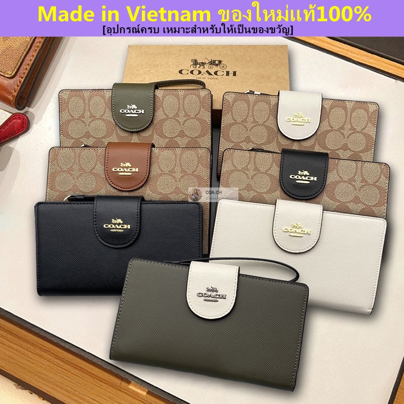 แท้💯% Tech Wallet 18 กระเป๋าสตางค์ยาวผู้หญิง กระเป๋าสตางค์แบบคล้องข้อมือ คลัตช์, ที่ใส่บัตร กระเป๋าใส่เหรียญ
