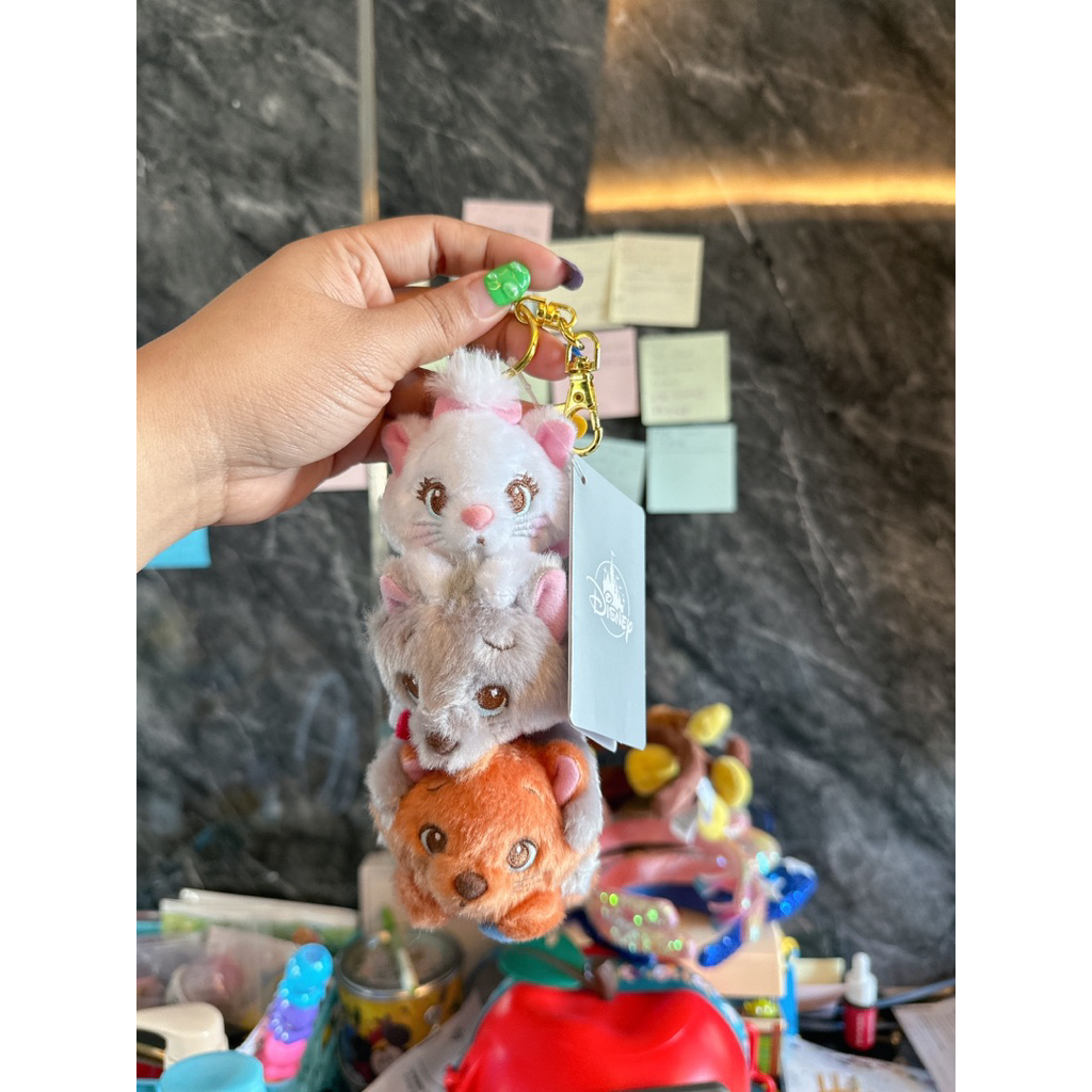 พร้อมส่งDisney Japan Marie Berlioz Toulouse Plush Keychain Cat Day 2025 Limited