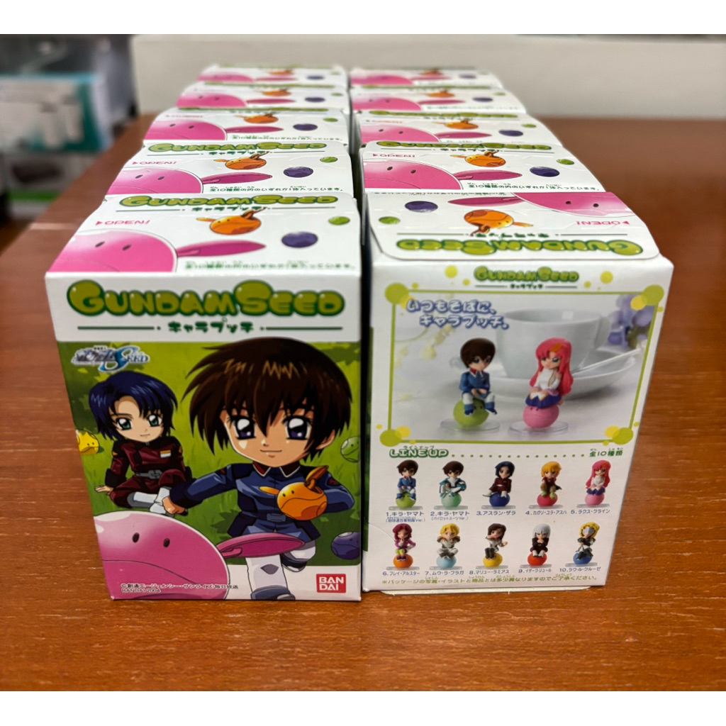 bandai GUNDAM SEED CHARAPUCHI ครบชุด KIRA YAMATO, LACUS CLYNE+อื่นๆ