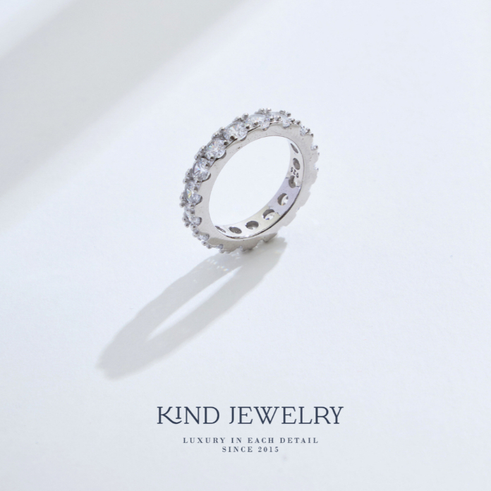 Kind Jewelry แหวนล้อม Eternity เพชร 3mm