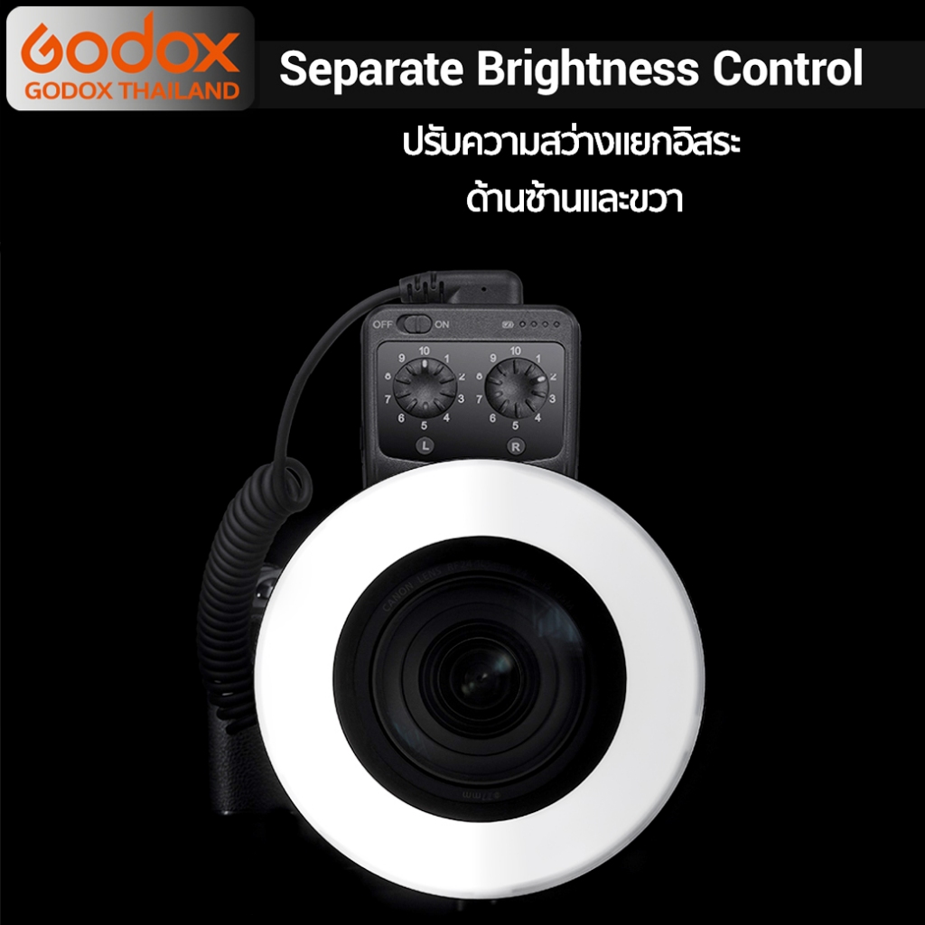 Godox LED Ring72 Macro Ring Light 8W 5600K ไฟถ่ายสินค้า ไฟมาโคร - รับประกันศูนย์ Godox Thailand 3ปี - รูปที่ 4