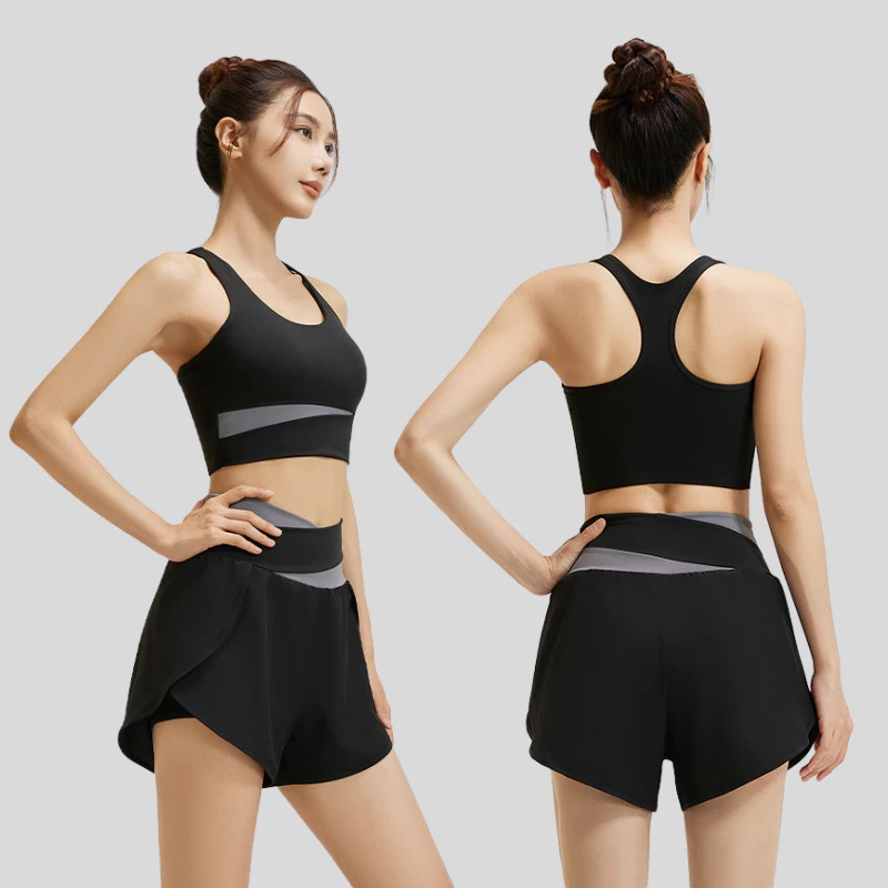 ชุดกีฬาโยคะ Yoga Sport สีคู่ ผ้าระบายอากาศ ใส่สบาย thumbnail 3