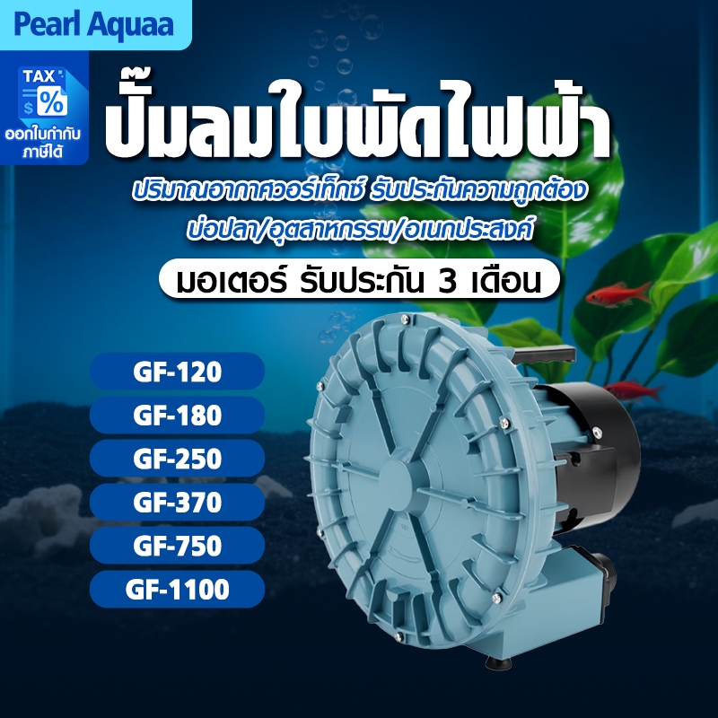 ปั้มอ็อกซิเจน GF SERIES GF-120 GF-180 GF-250 GF-370 GF-750 GF-1100ปั๊มลมใบพัดไฟฟ้าปั้มอ๊อกซิเจนบ่อปล