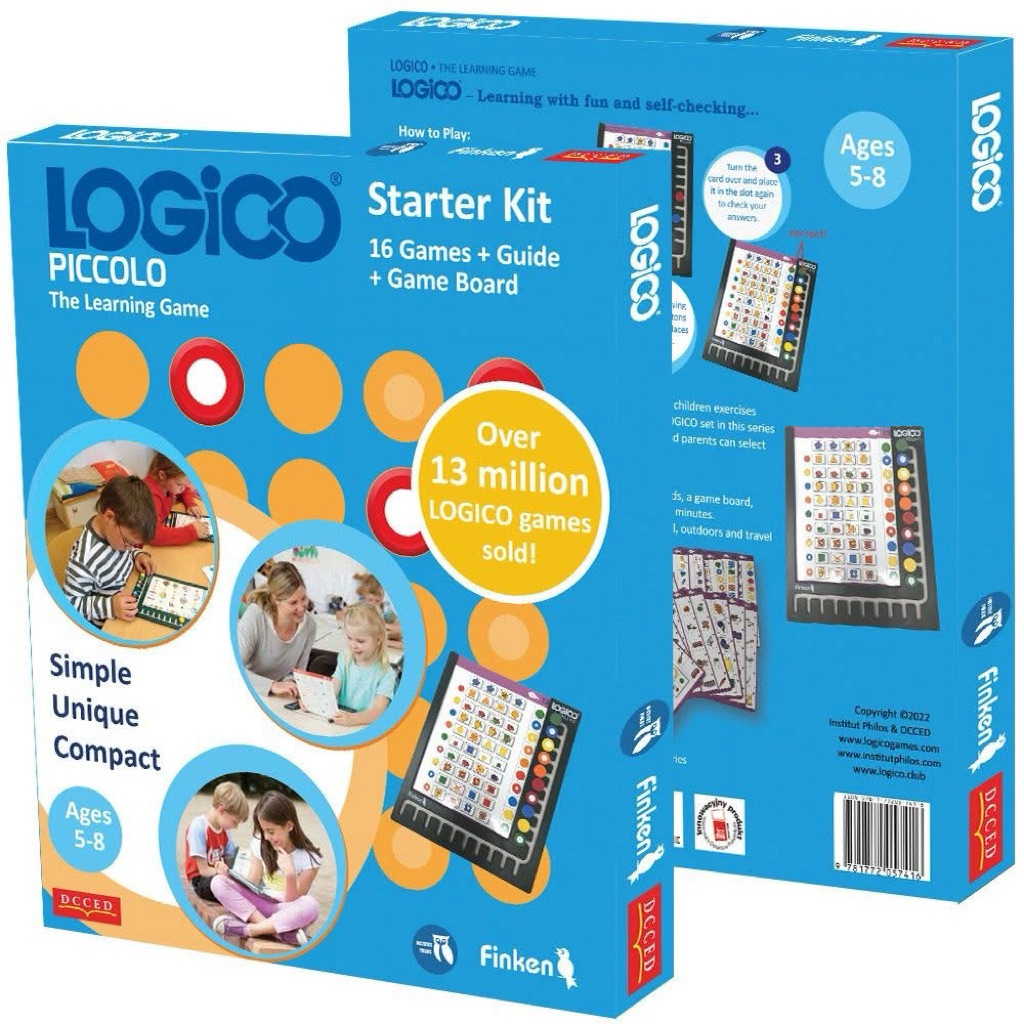 🇺🇸🇨🇦LOGICO PICCOLO Starter Kit เกมฝึกคิด พัฒนาสมอง 5-8 ปี