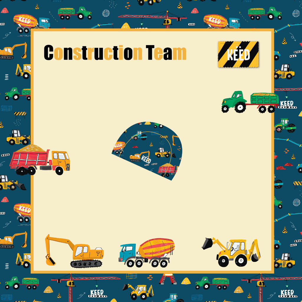 ✨NEW✨ KEED : Construction Team หมวกว่ายน้ำควบคุมอุณหภูมิ (TempFlex) *102CS*