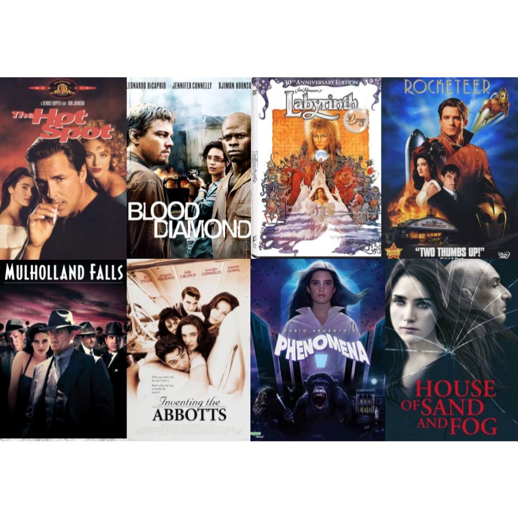 Flash Drive 64Gb Jennifer Connelly Films Vol.1 The Hot Spot_Blood Diamond_Labyrinth HD 1080p และ 4K