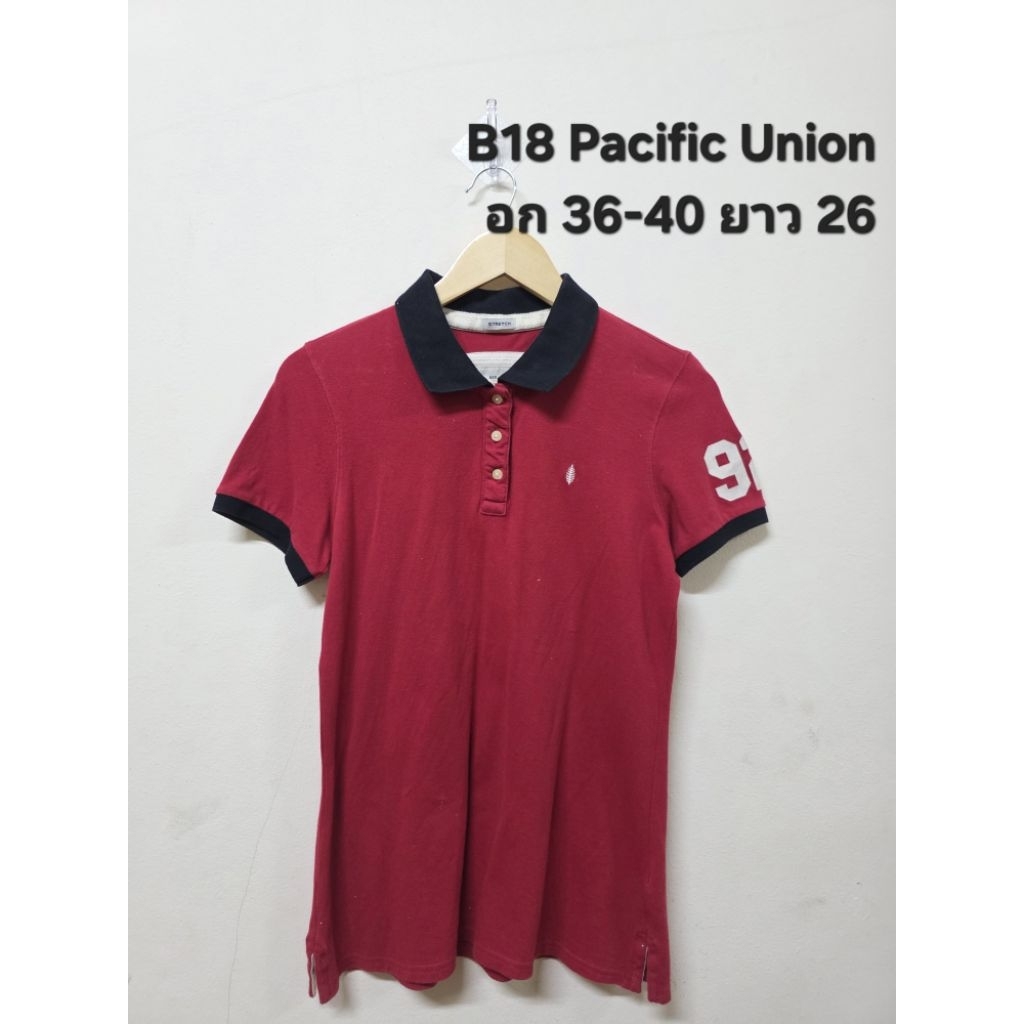 pacific union เสื้อคอปก โปโล