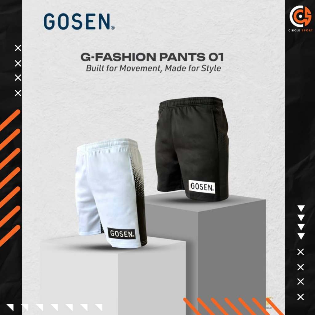 กางเกงแบดมินตัน GOSEN PANTS G-FASHION 01 กางเกงขาสั้นออกกำลังกาย (สินค้าลิขสิทธิ์แท้ 100%)