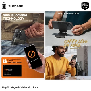 [ส่งทันที] SUPCASE MagFlip Magnetic Wallet with Stand กระเป๋าแม่เหล็กใส่บัตร [สินค้าแท้100% ผ่อน0% มีของแถม]