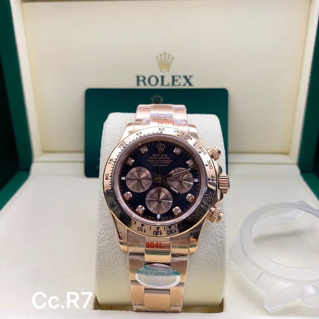 นาฬิกาข้อมือ Rolex Daytona CC  40mm.R7 Factory (รับประกัน1ปี)