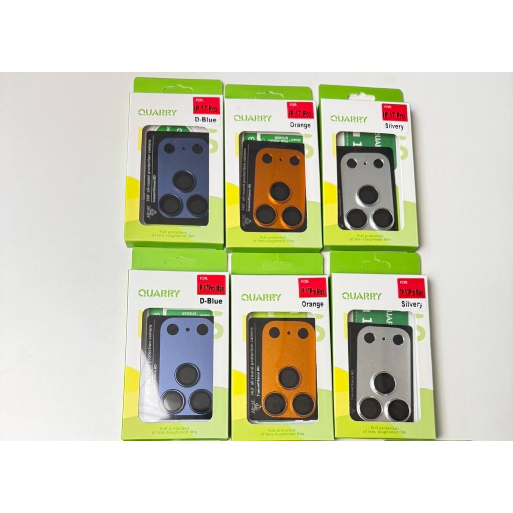 ฟิล์มเลนส์กล้องไอโฟน ฟิล์มกันรอยกล้อง iPhone17 iPhone17Promax