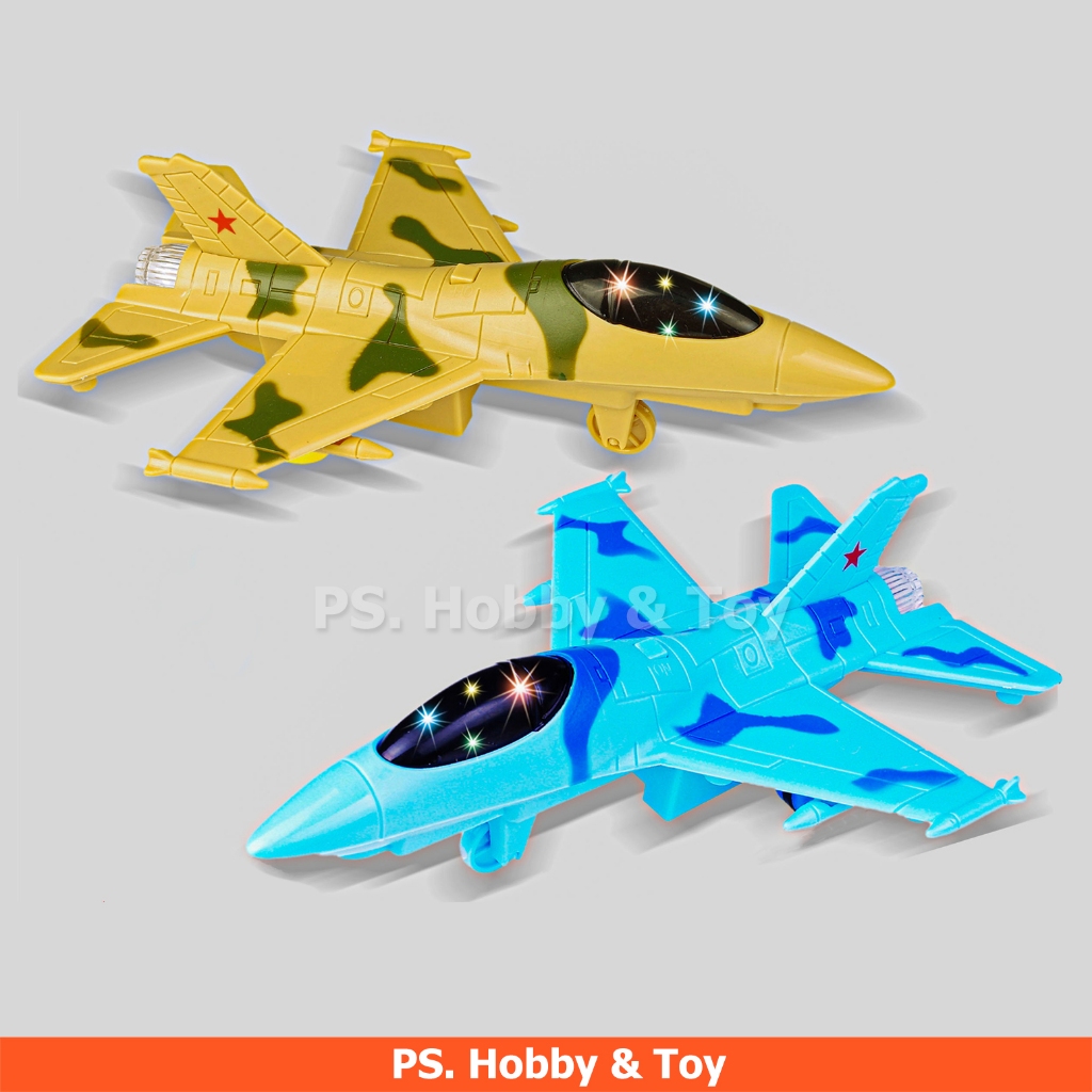 ของเล่นเครื่องบิน F-16 ล้อลาน มีเสียงและไฟ