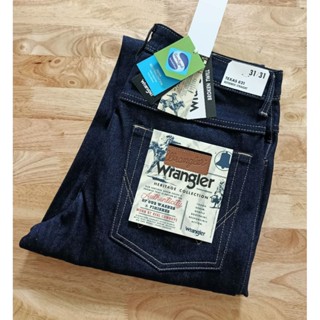 Wrangler Texas 821 กางเกงยีนส์ ผ้าดิบหนังไก่ 14oz. ไม่ยืด แบ…